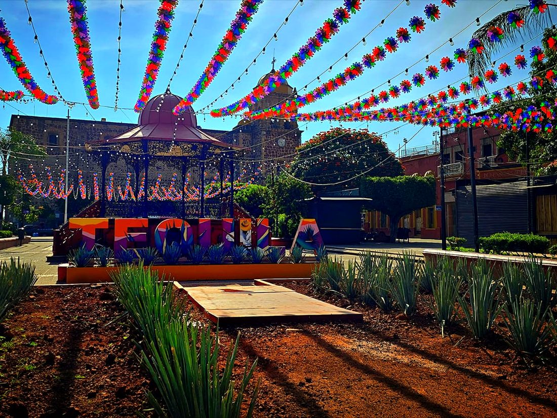 The town square of Tequila